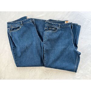 Men's Route 66 Relaxed Fit Denim Jeans Lot of Two 100% Cotton Size 22A, 42 X 30
